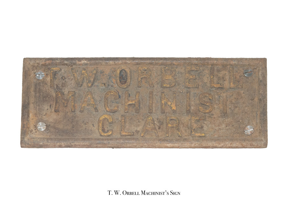 Orbell Machinists Sign, Clare, Cavendish Road