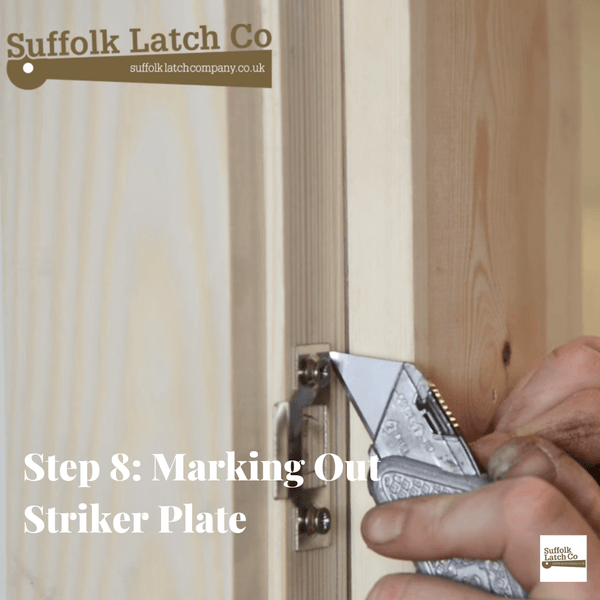 How to fit a tubular latch step 8