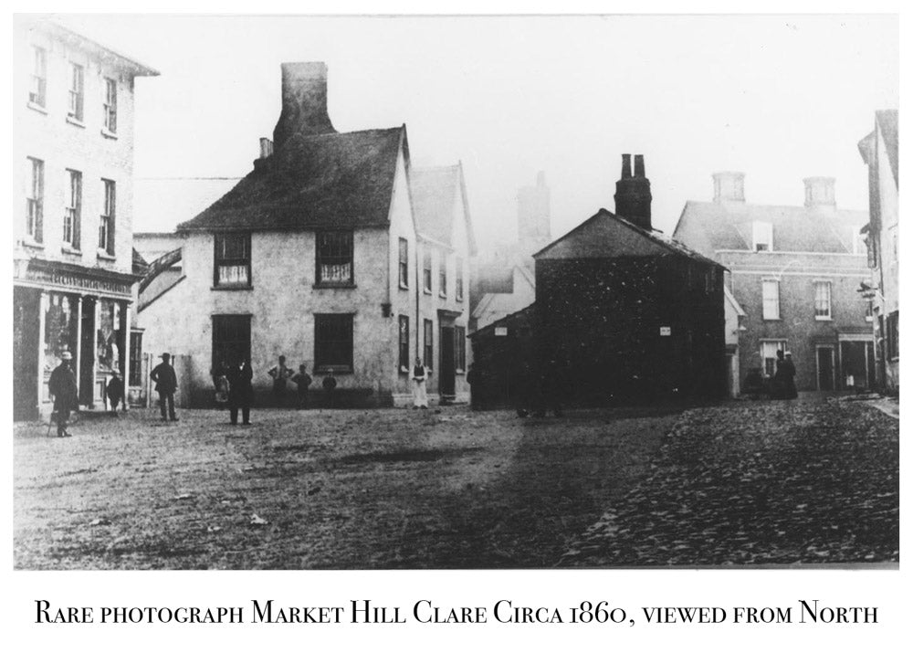 Market Hill Clare, 1860's, Old Rare Photograph