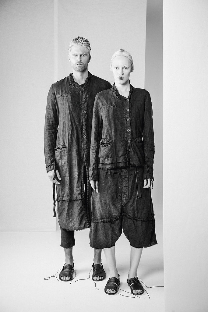 Emerging unisex avant-garde fashion label Pal Offner Spring Summer 2017 collection - Erebus