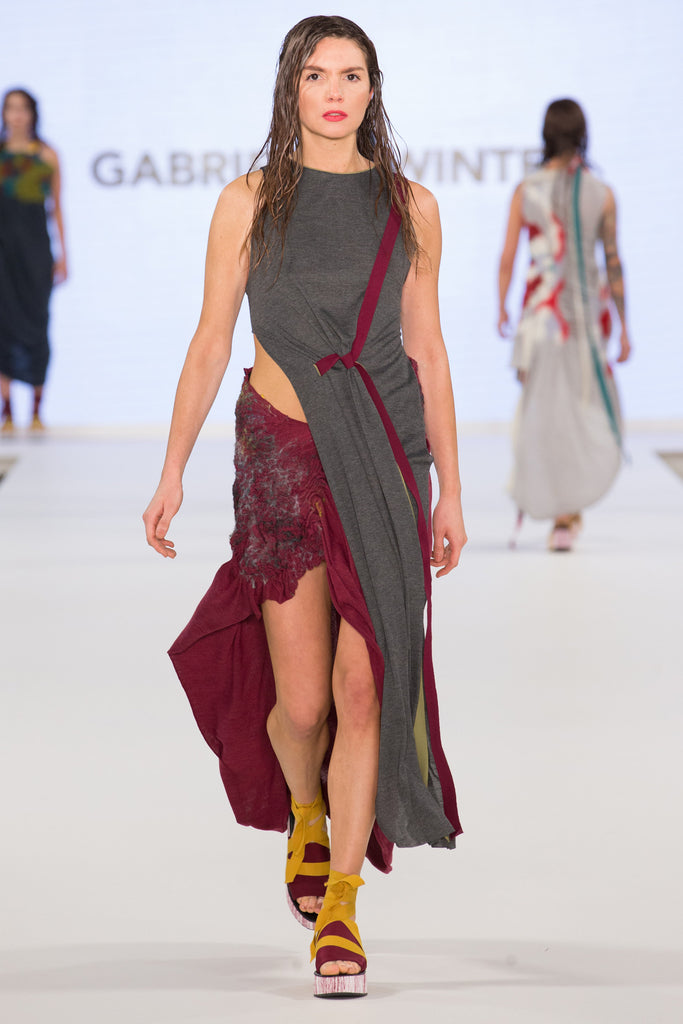 Graduate Fashion Week 2017: University of East London UEL Gabriella Winter - Erebus