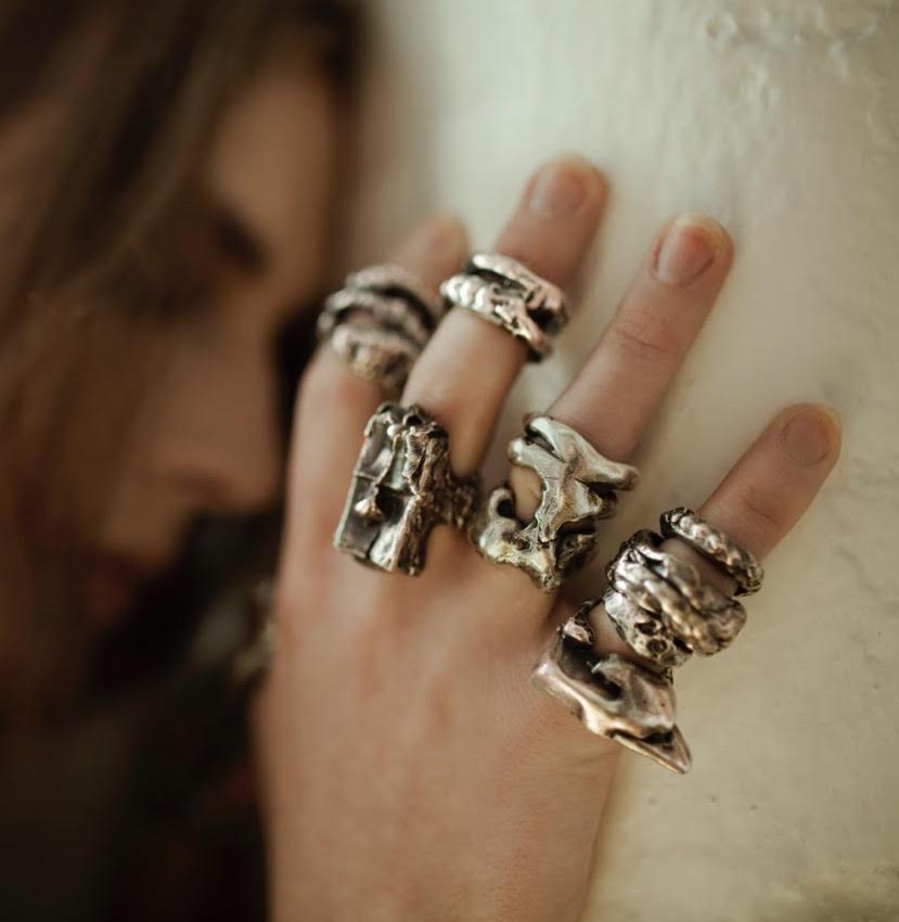 Emerging conceptual jewellery designer Adam Kelleher-Roulston - Erebus