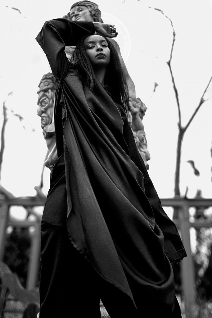 Emerging conceptual womenswear brand Annafora Infidel Autumn Winter 2017 - Erebus