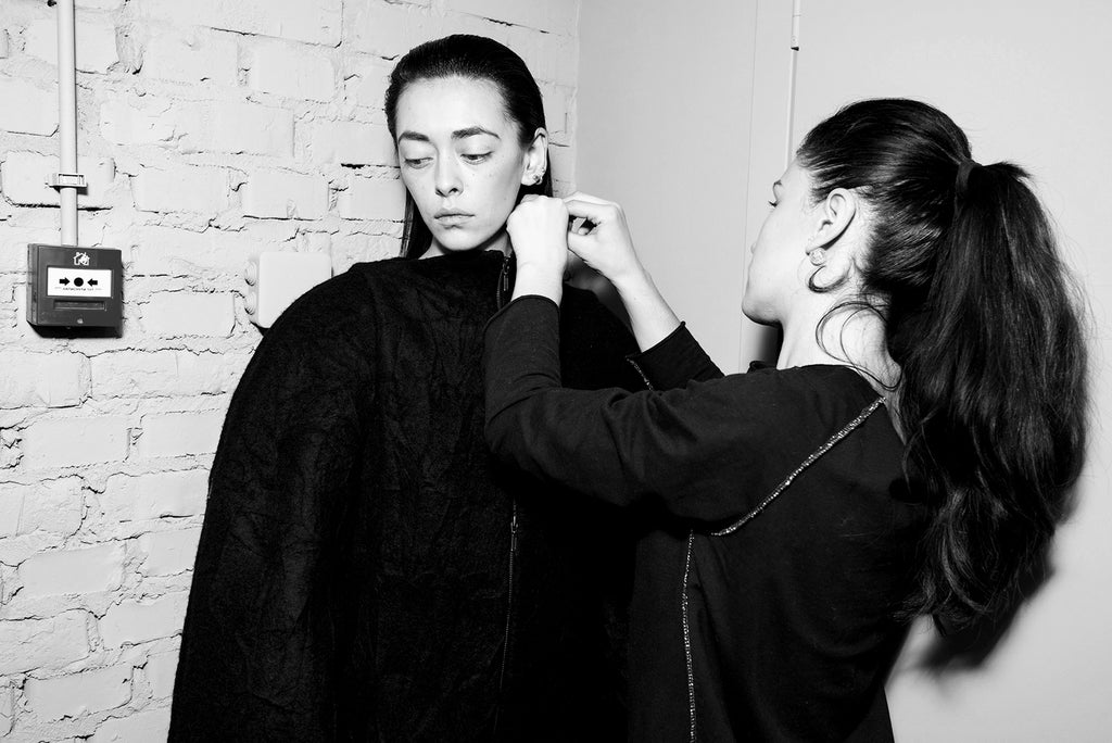 Backstage: DZHUS Tectonic at Ukrainian Fashion Week - Erebus