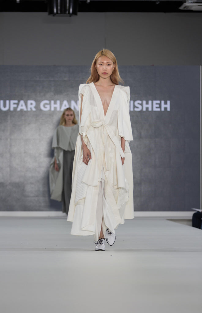 Graduate Fashion Week 2017: Ravensbourne Niloufar Ghanaat Pishen Photo by Claire Mcintyre - Erebus