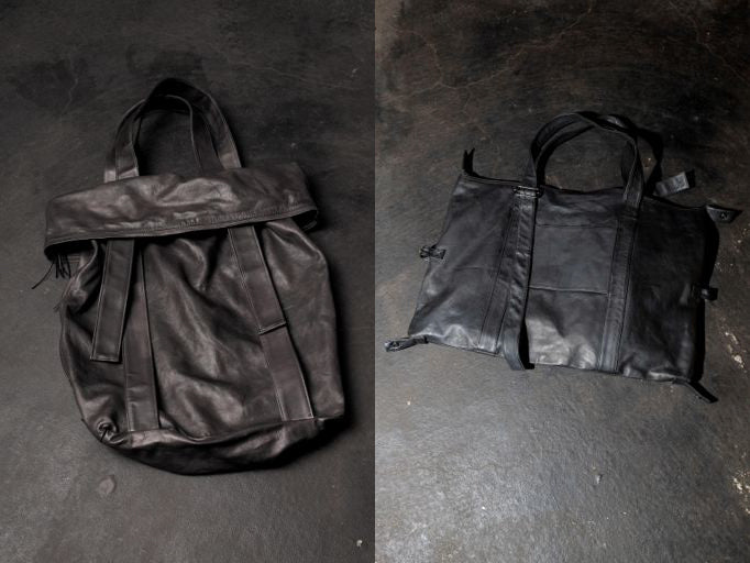 T.A.S Japan Spring Summer 2017 transformable leather tote bags - Erebus