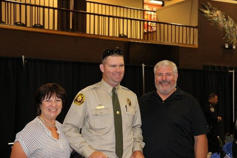 Jason and his parents.