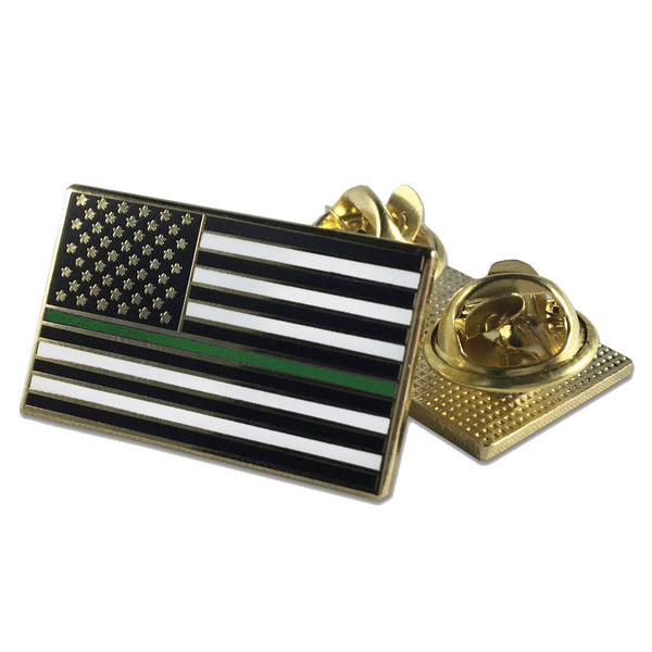 Thin Red Line Thin Blue Line Thin Green Line Lapel Pin Badge
