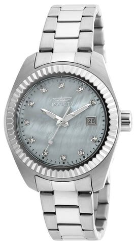 Invicta Women's 20351 Specialty Quartz 3 Hand White Dial Watch