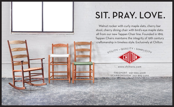 Chilton Furniture - Sit. Pray. Love - print ad