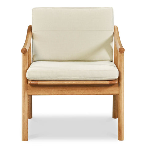 Our original and new Nautilus Lounge Chair in white oak