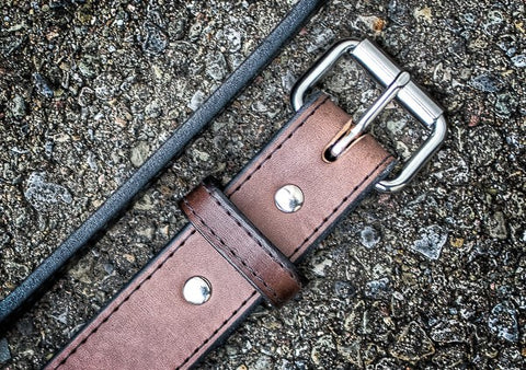 Solid leather belts