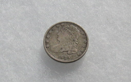 1835 Capped Bust Dime F-15 | Of Coins & Crystals