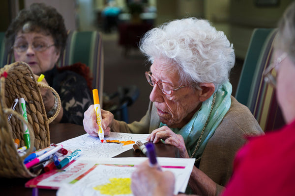 Coloring for Seniors Closer