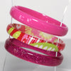 LILIES & ROSES NY - Acrylic Bangles - Set of 3