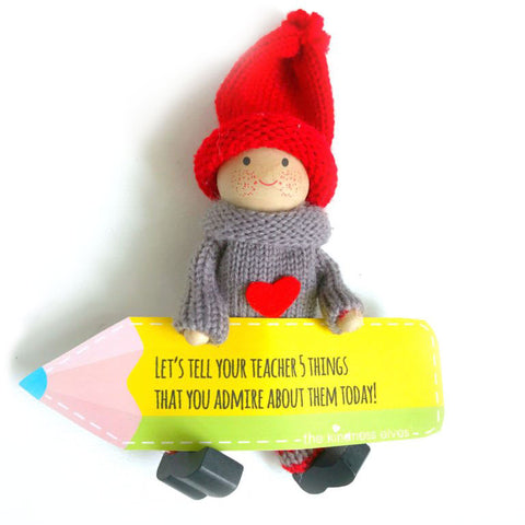 Kindness Elf with Pencil