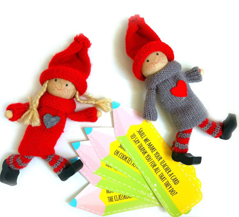 Kindness Elves with Pencils