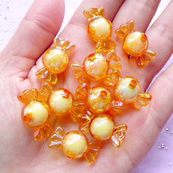 Cute Candy Beads | Kawaii Acrylic Beads 