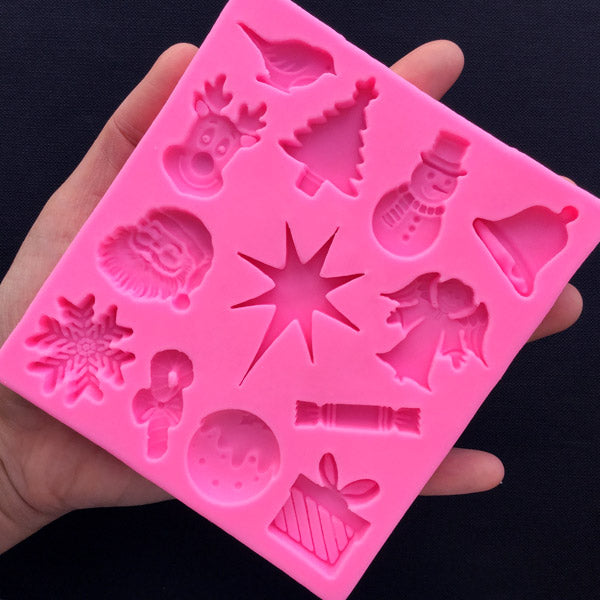 santa silicone mold