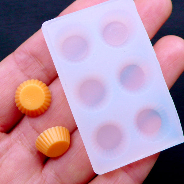 Miniature Tart Bottom Silicone Mold (6 