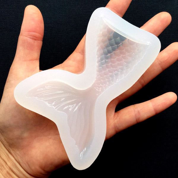Mermaid tail flexible mold resin starter kit mold creations UV HARD resin mold kawaii craft supplies