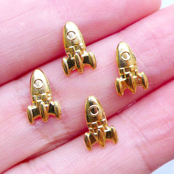 12 pc Rocket Alloy charm very high quality..Perfect for jewery making and other DIY projects space rocket charm Rocket charm