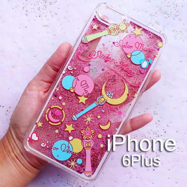 CLEARANCE Glitter Case for iPhone 5/5S/6/6S/6Plus | Kawaii iPhon | MiniatureSweet | Kawaii Resin Crafts | Decoden Cabochons Jewelry Making
