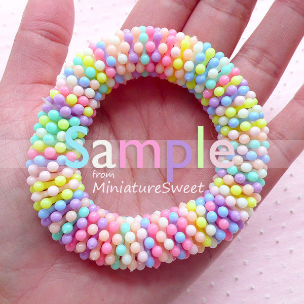 acrylic rondelle beads