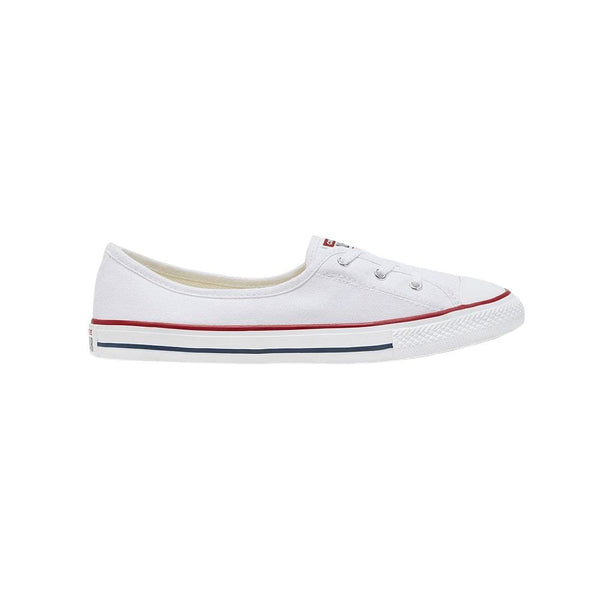 converse ballet lace slip white