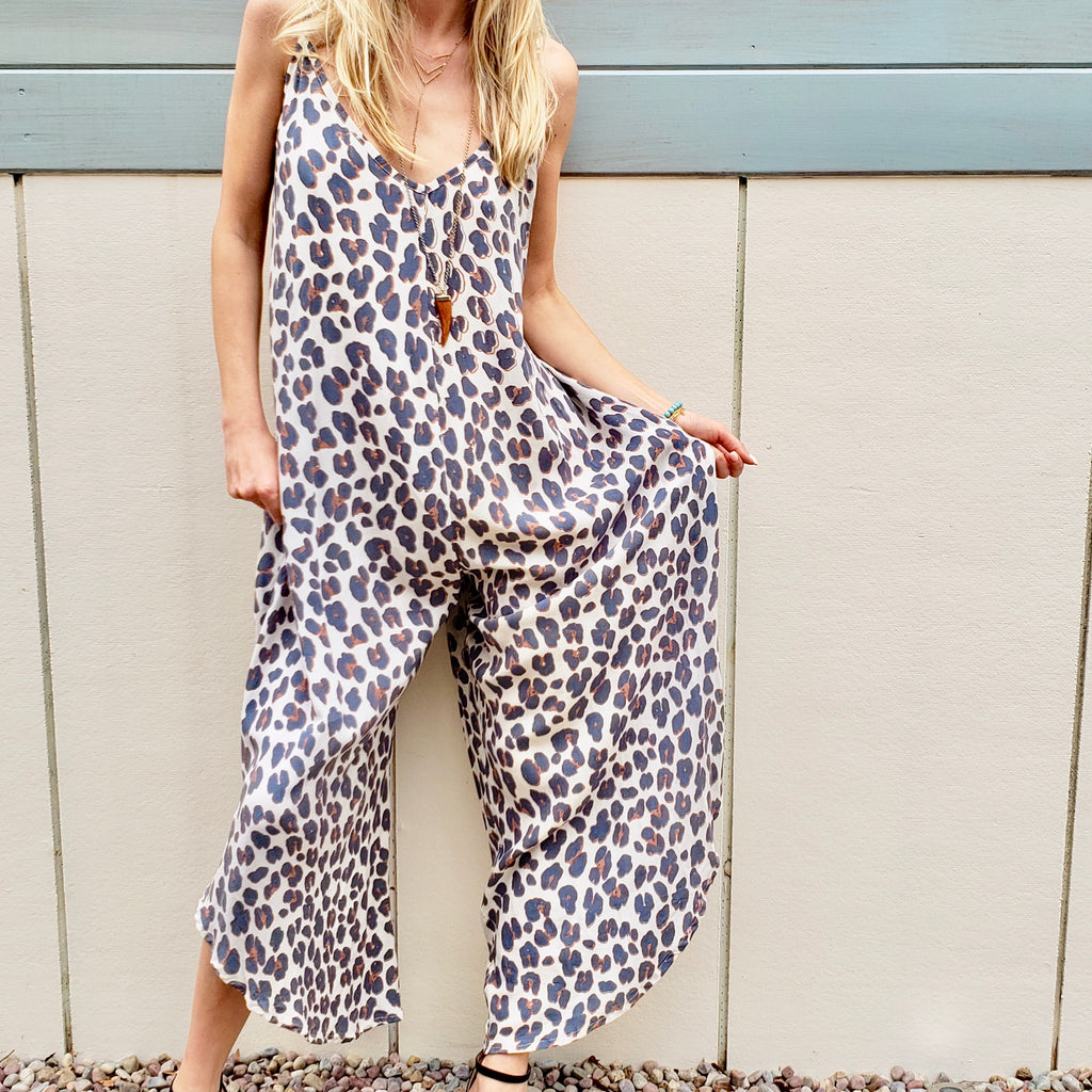 Cheetah Print Jumpsuit