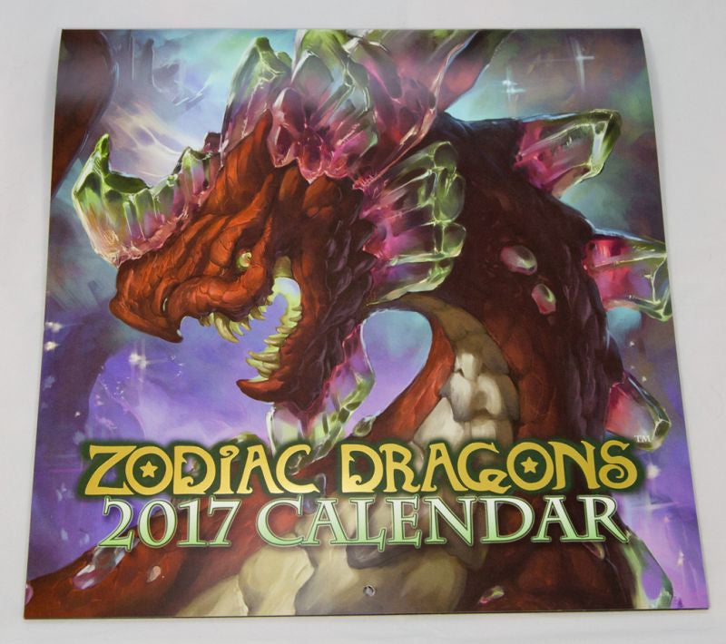 2017 zodiac dragons calendar