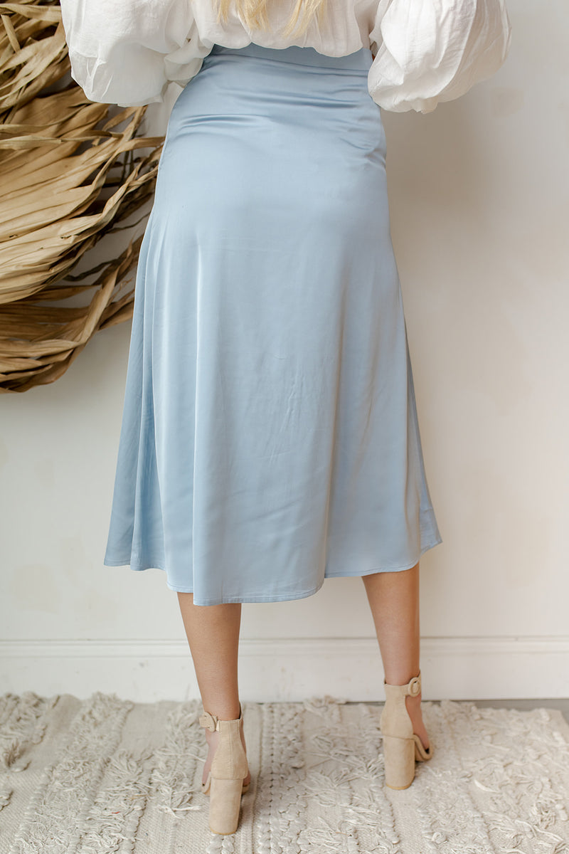 just my type satin midi skirt – mode