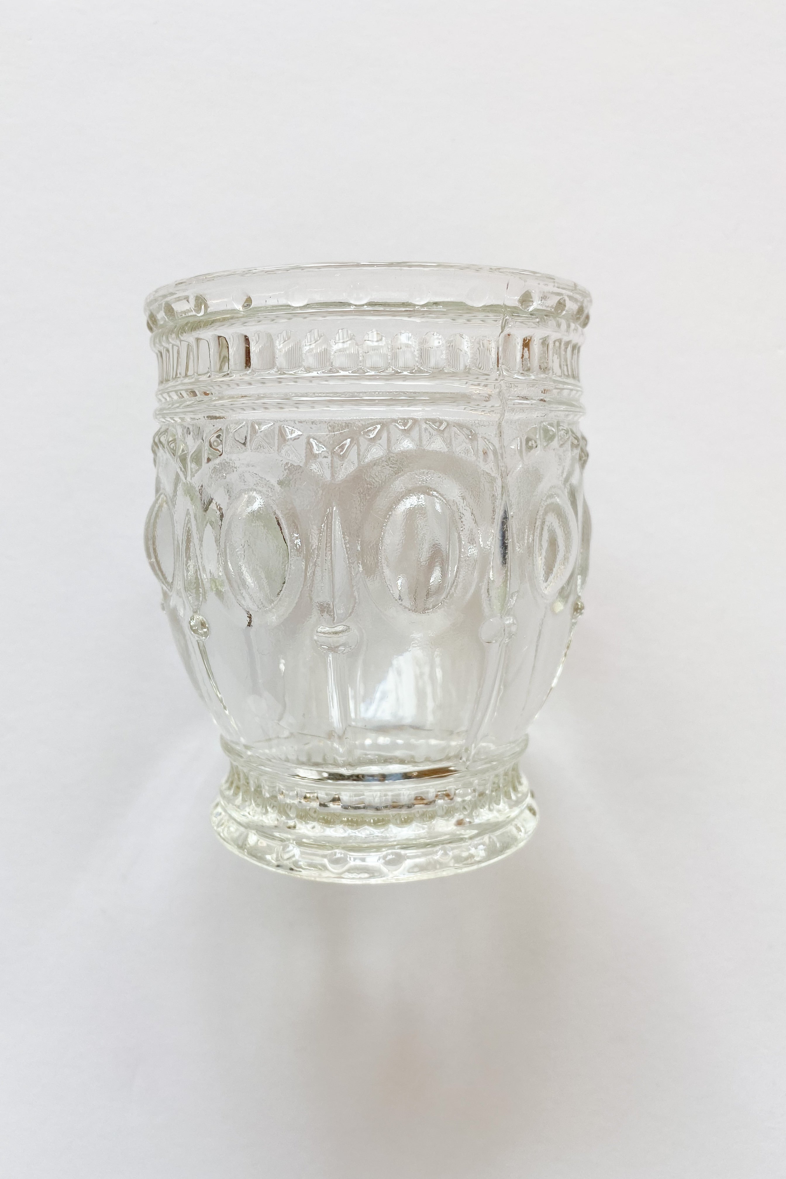 clear embossed glass