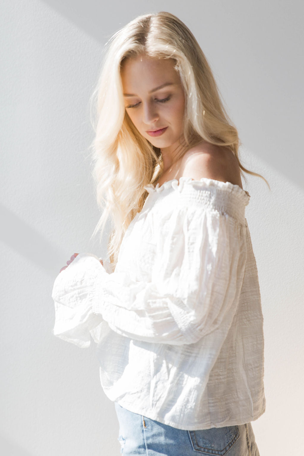 off the shoulder top