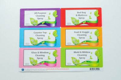DIY Green Cleaning Stickers 2