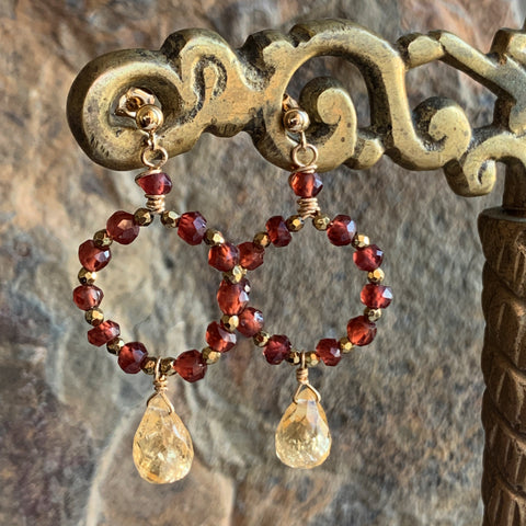 Citrine Fire Dreamcatchers