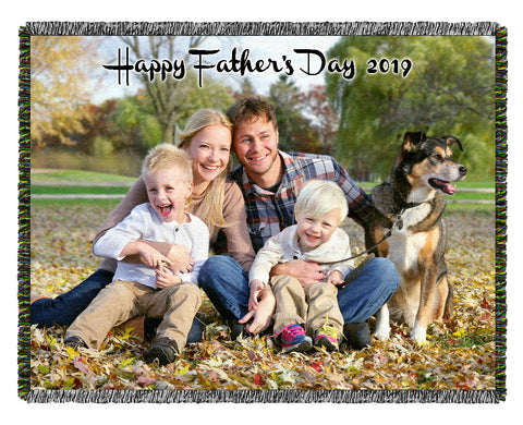 Father's Day Photo Blanket