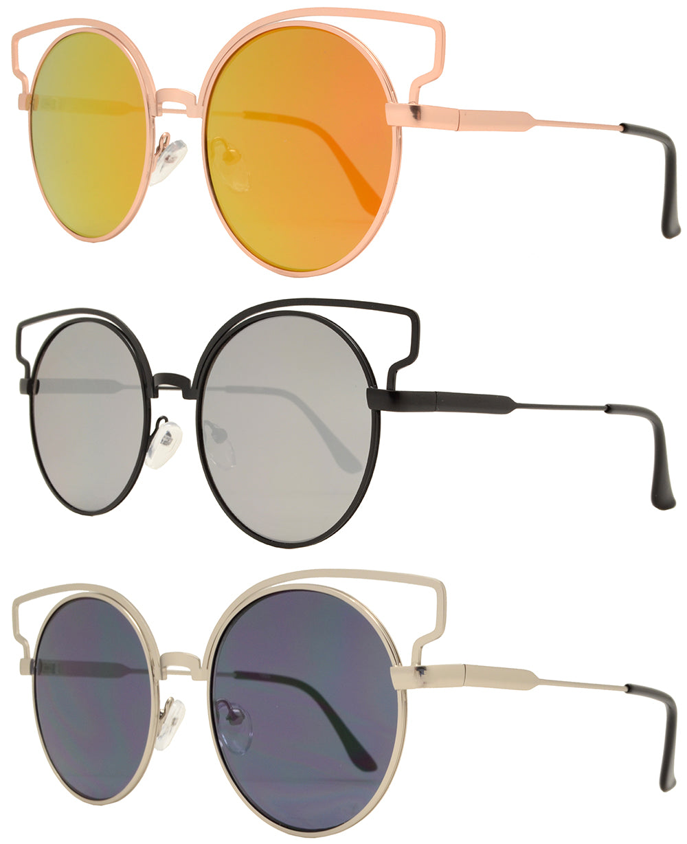 1889 - Cutout Cat Eye Sunglasses –