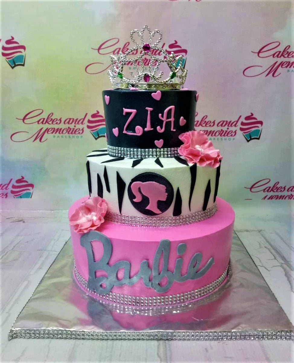 Barbie Cake - 3203 – Cakes and Memories Bakeshop