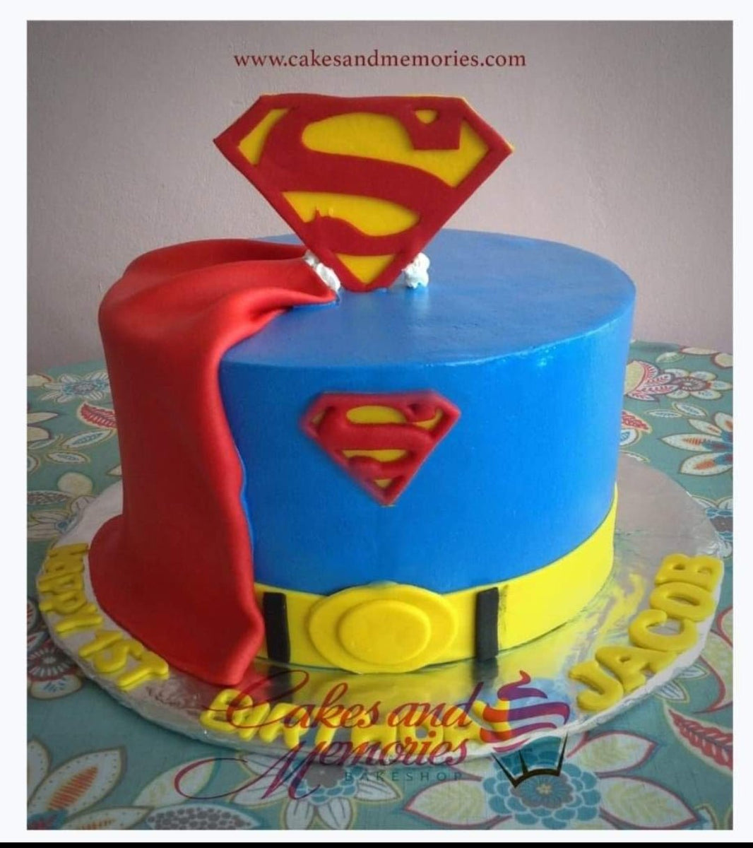 Superman Cake - 102 – Cakes and Memories Bakeshop