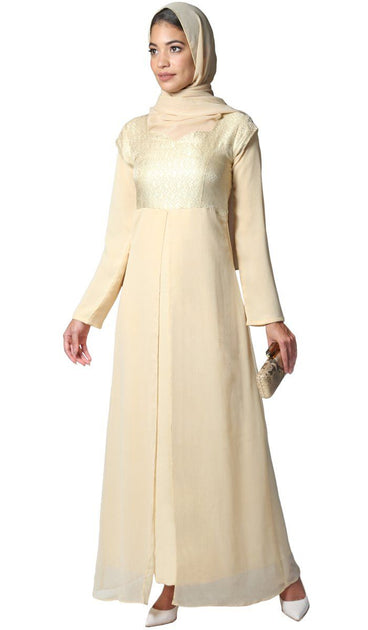 long sleeve modest dress