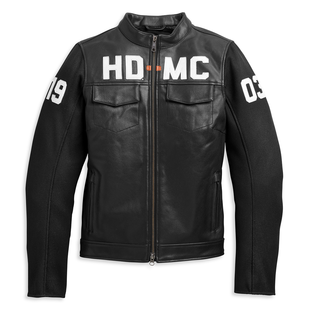 Harley-Davidson HD-MC Mixed Media Women's Bomber Jacket 97018-21VW