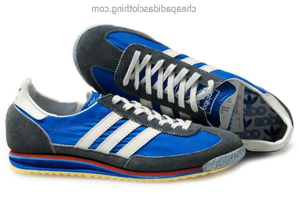 Glasgow Mens Adidas Sl 73 Vintage Twilight Blue Gray - lconlineshop2