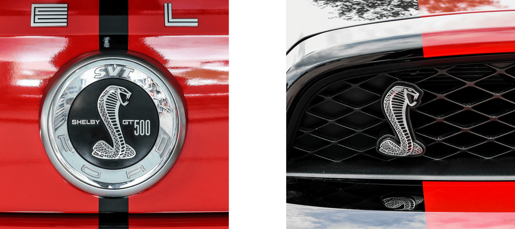 Mustang Shelby GT500 Cobra Logo Detail