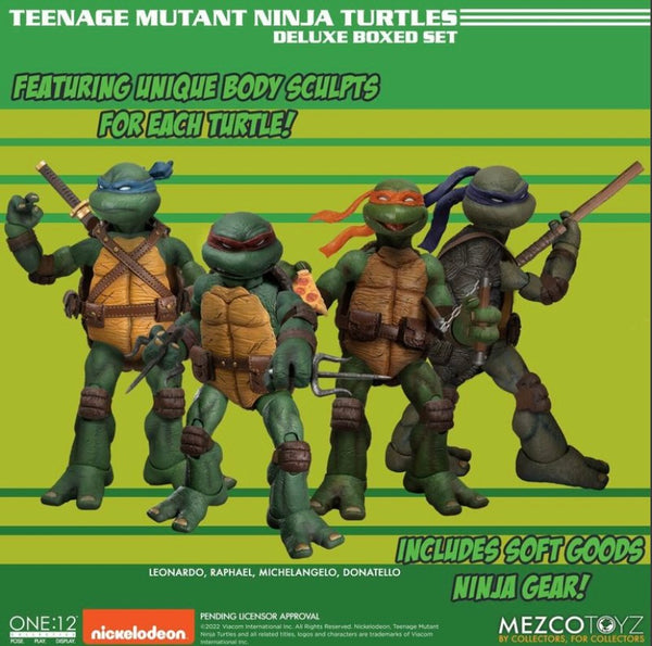 Preorder Mezco Teenage Mutant Ninja Turtles Deluxe Boxed Set Empire