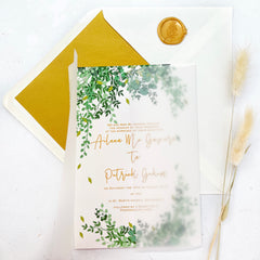 Botanical Dream Vellum RSVP Cards