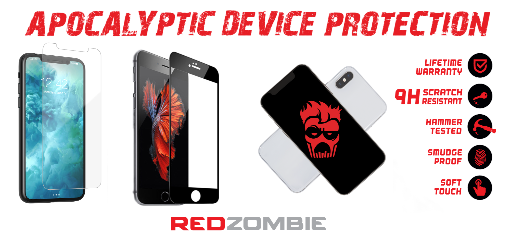 Red Zombie Premium Screen Protectors