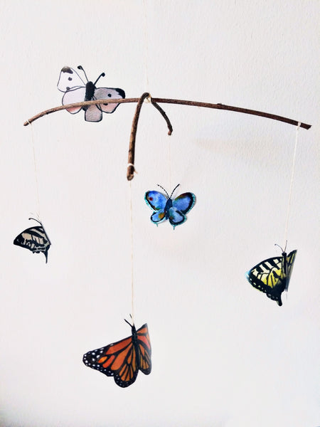 DIY Butterfly Mobile Craft