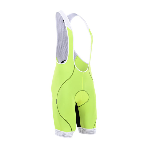 yellow bib shorts