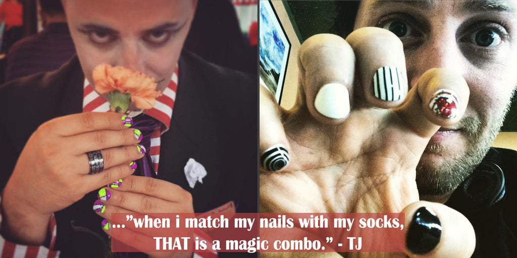 Taliesin Jaffe Rocking Dat MANicure! 